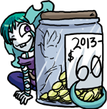 2013 donations: $60